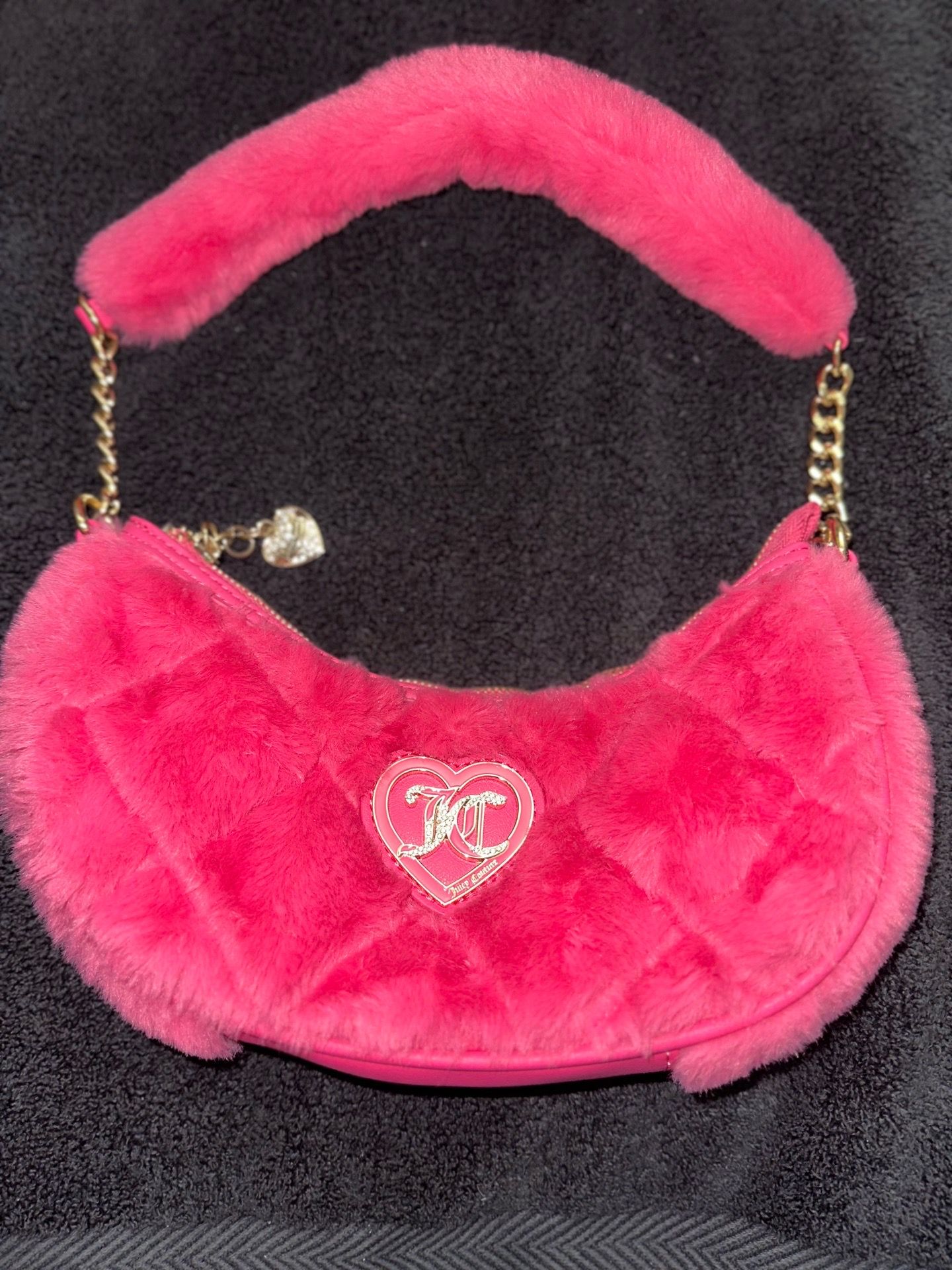 Juicy Couture hot pink shoulder bag