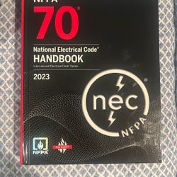 NFPA 70, National Electrical Code Handbook, 2023 Edition Hardcover