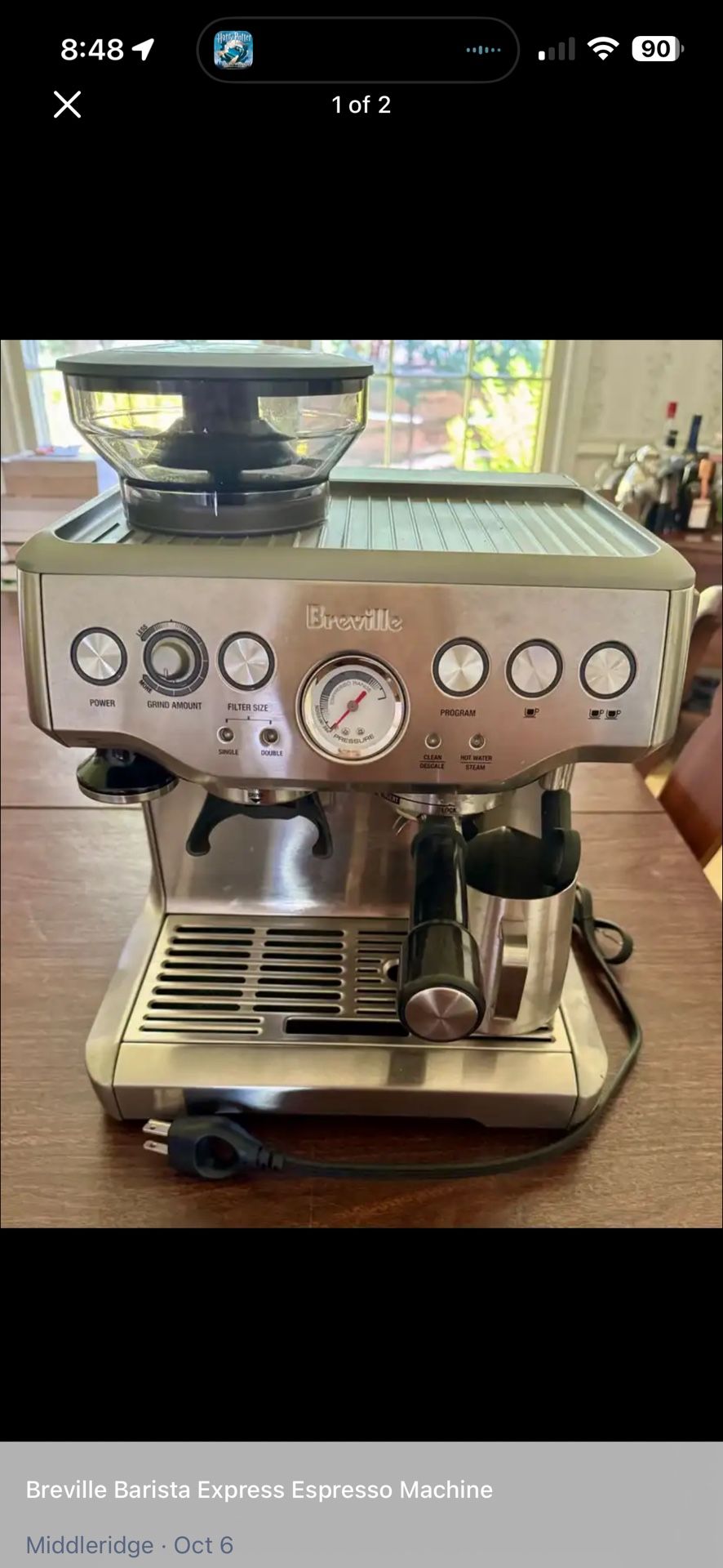 Breville Barista Express Espresso Machine