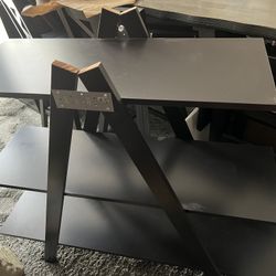 3 Tiered Shelf 39”x 46” - Black