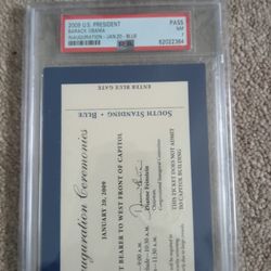 Obama Inauguration Ticket
