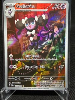 Gothorita paldea evolved illustration rare Pokemon card