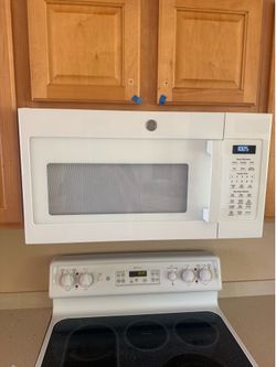 GE microwave white 30 in