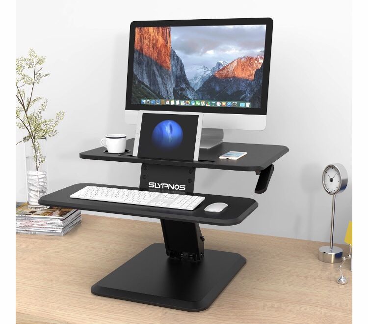 Valued @ $129.99 • SLYPNOS Sit and Standing Desk Converter