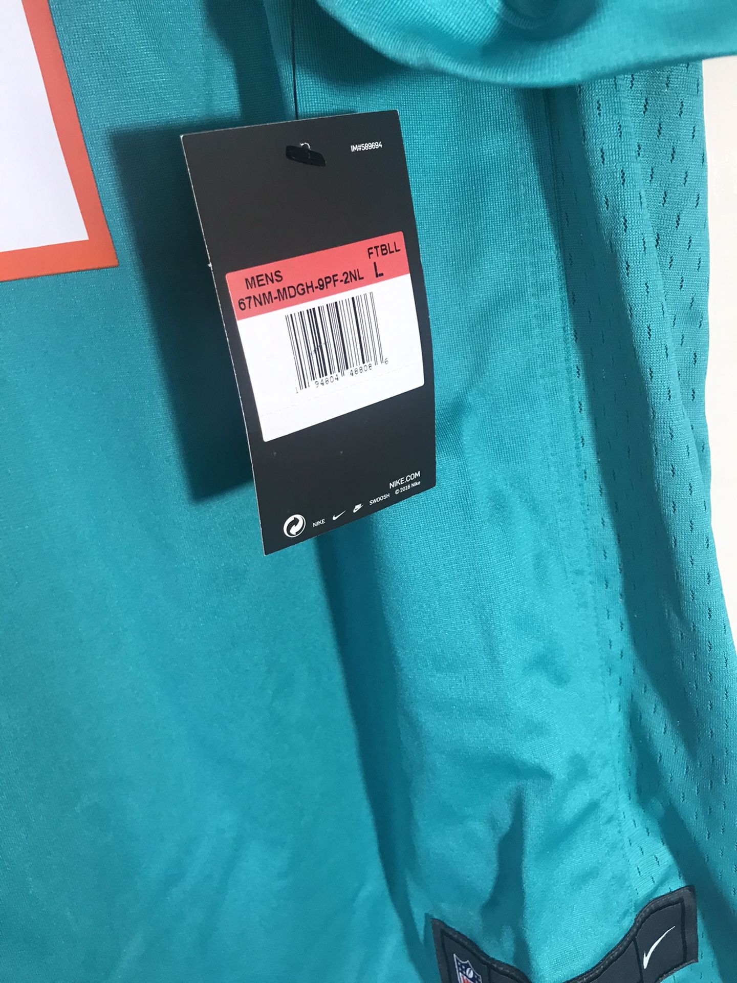 Nike Miami dolphins jersey