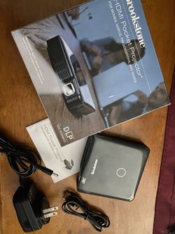 Brookstone projector DLP mini 1080p hdmi