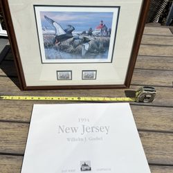 Framed State Duck stamp Limited Edition Prints