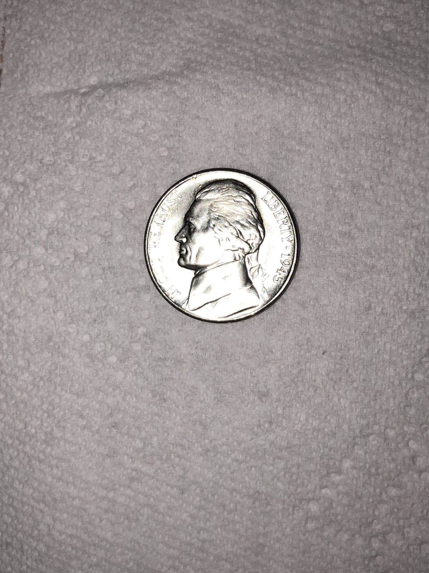 1945 S Silver Nickel Excellent!!
