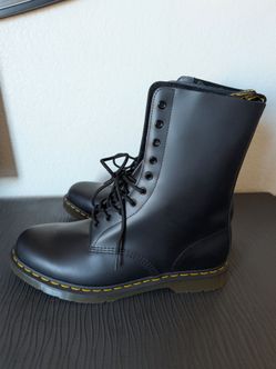 Dr Martens 1460 Black Leather Boots Men Size 15
