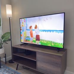 TV Stand And 50 Inches Samsung TV 