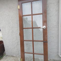 Door Interior Wood/Glass 29 1/2×78 3/4" $30!