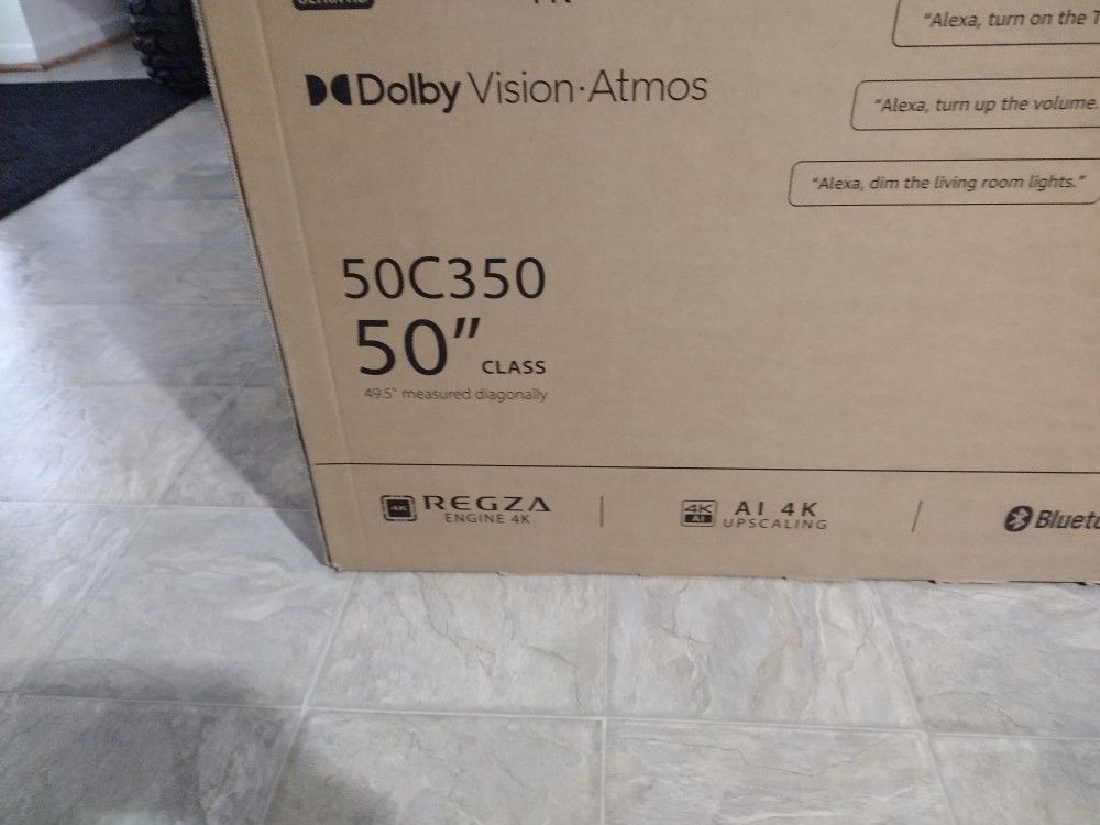 New Toshiba 50 Inch 4k Fire Tv $200. Firm