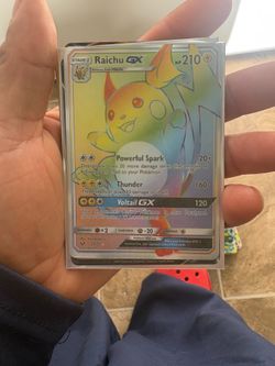 Pokémon card raichu