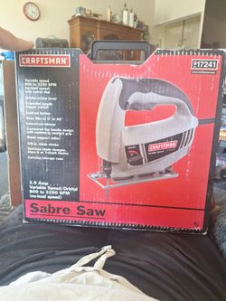 Craftsman 3.9 Amp Variable Speed Sabre Saw