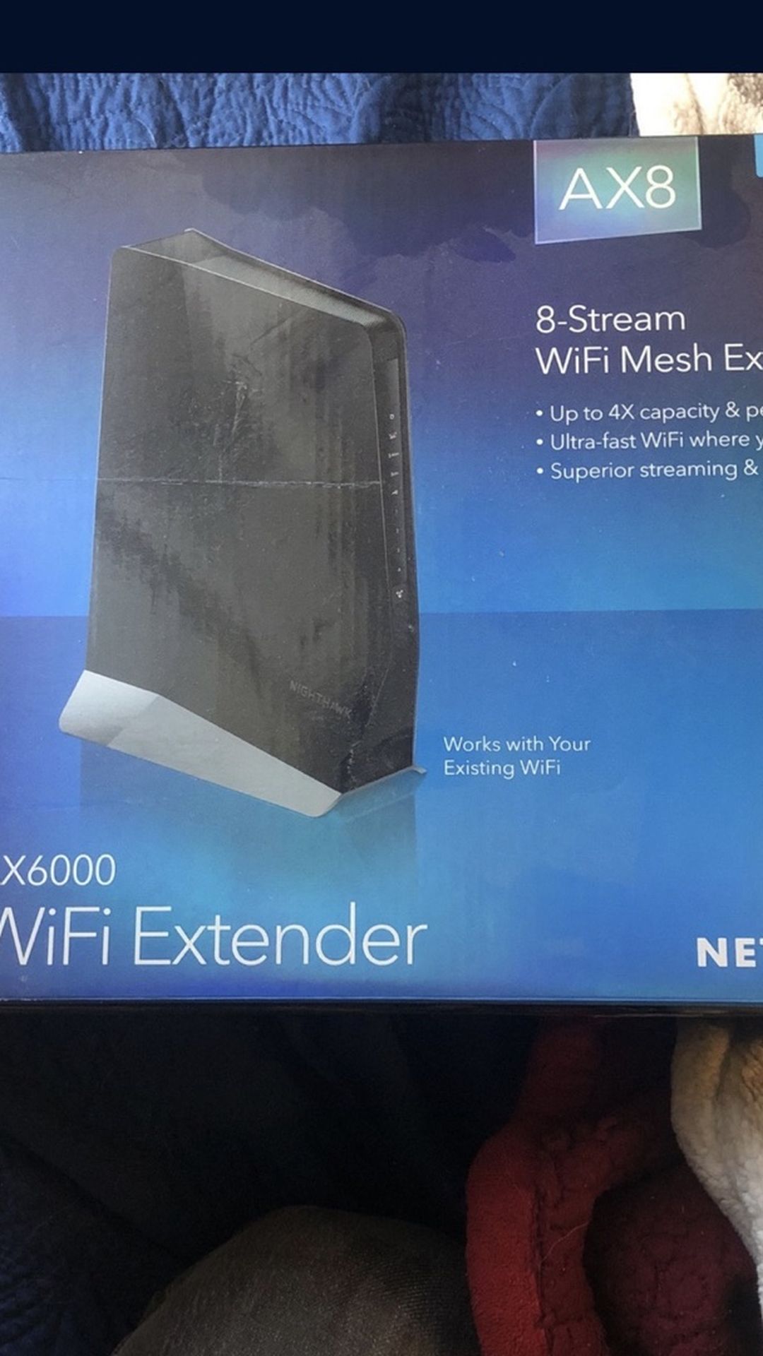 Netgear 8 Stream WiFi Mesh Extender /NightHawk AX8