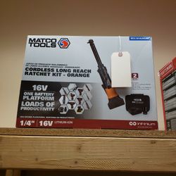 Matco 16 Volt Long Reach Ratchet Kit MCL1614LRK2M