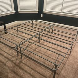 14” King Metal Bed Frame (Foldable)