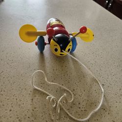 Buzzy Bee Pull Along Clicking Toy