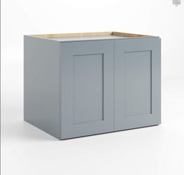 Brand new 36-inch gray kitchen wall cabine
