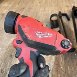Brand New Milwaukee M12 Caulk Gun Have Little Caulk Tube Holder And Big Caulk Tube Holder 