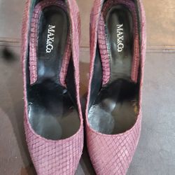 Max & Co Purple High Heel Pump Size 7