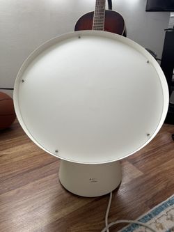 Rare IKEA PS 2017 Searchlight Lamp by Ola Wihlborg – White Modernist Floor Table Light