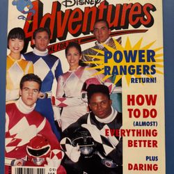 Vintage disney magazine power rangers collectibles keepsakes celebrity memorabilia September 1994