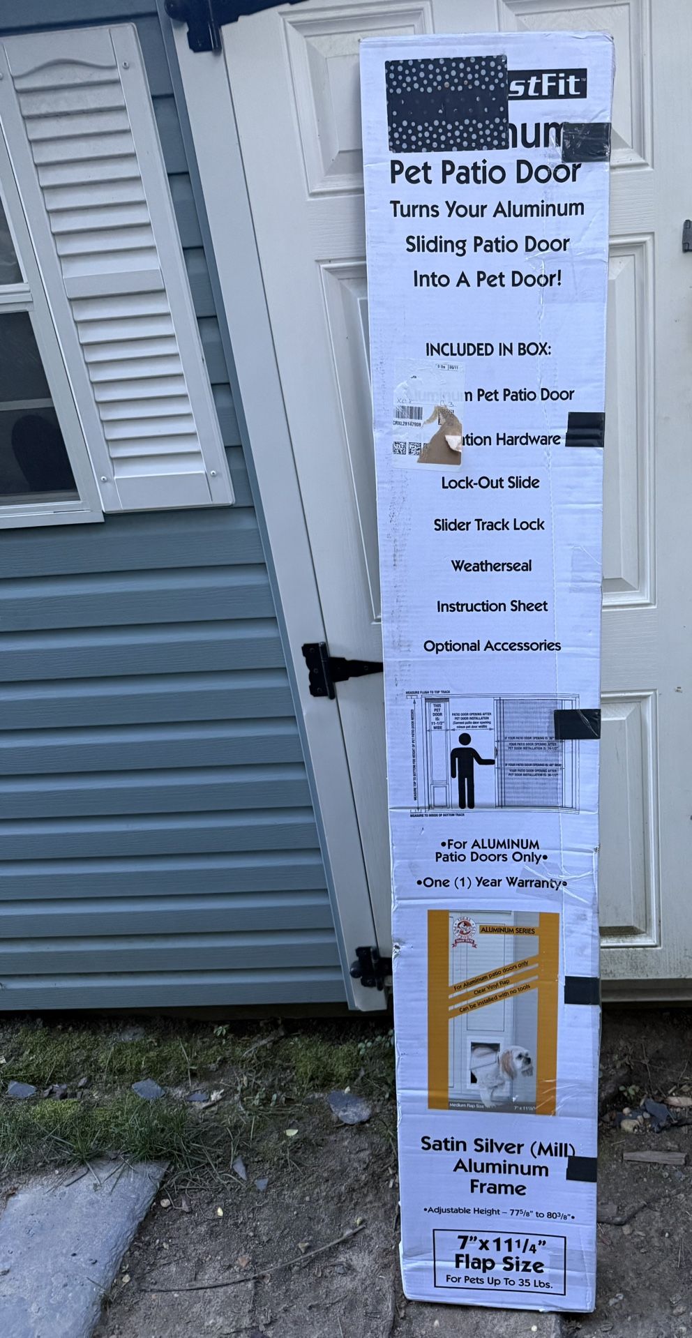 Sliding Door Dog Entry