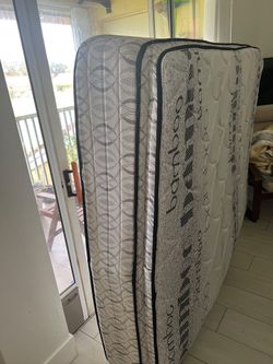 Queen Mattress with set pillow top