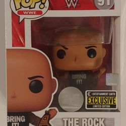 Funko Pop WWE The Rock - EE Exclusive