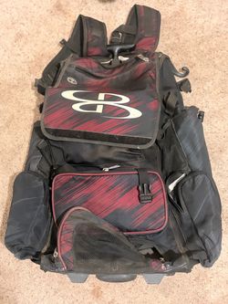 Boombah travel ball bag rolling