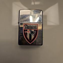 Patriots Zippo Lighter With New Case 