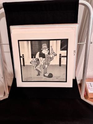 BIN ART BLACK CANVAS DISPLAY STAND - $10