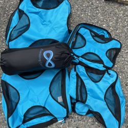 Airplane Pillow And Storage Cubes