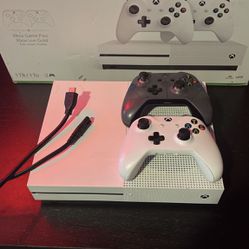 Xbox One S 1Tb w/ 2 Controllers