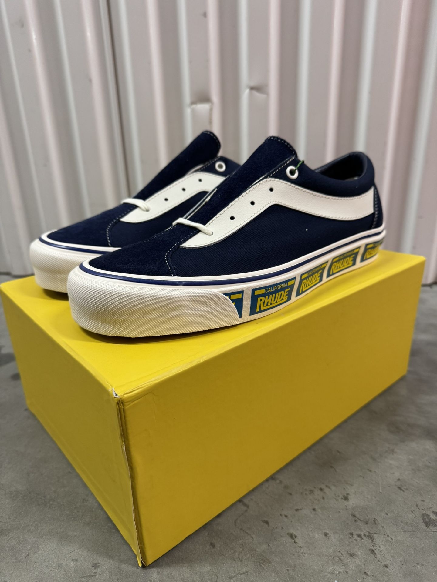 Vans Bold Ni X RHUDE Sz 10 Mens Navy