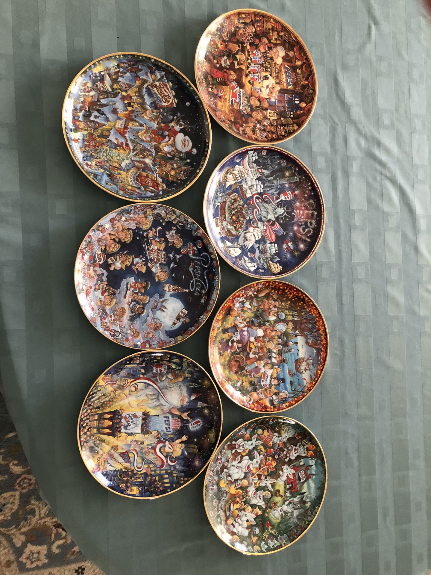 Pepsi Cola Collector Plates