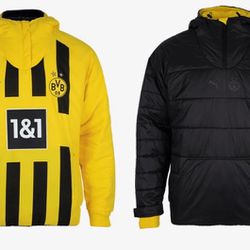Borusia Dortmond Soccer Reversible Jacket