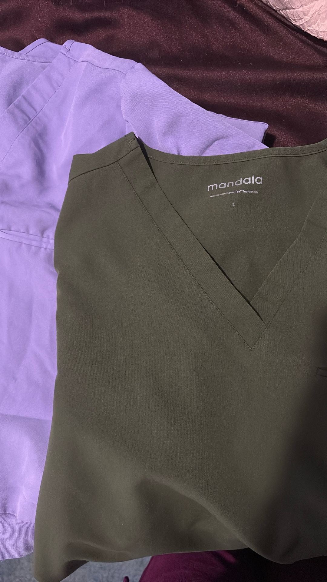 Mandala Scrubs Large Petite
