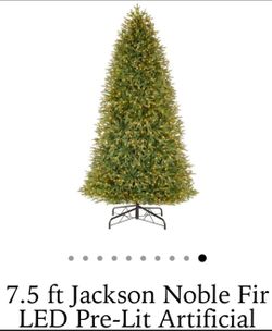 7.5' CHRISTMAS 🎄 TREE WITH MICROLIGHTS LED NEW IN BOX