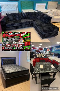3ROOM PACKAGE DEAL QUEEN WITH MATTRESS