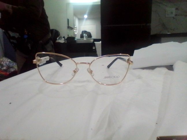 JIMMY CHOO FRAMES GOLD (BRAND NEW)