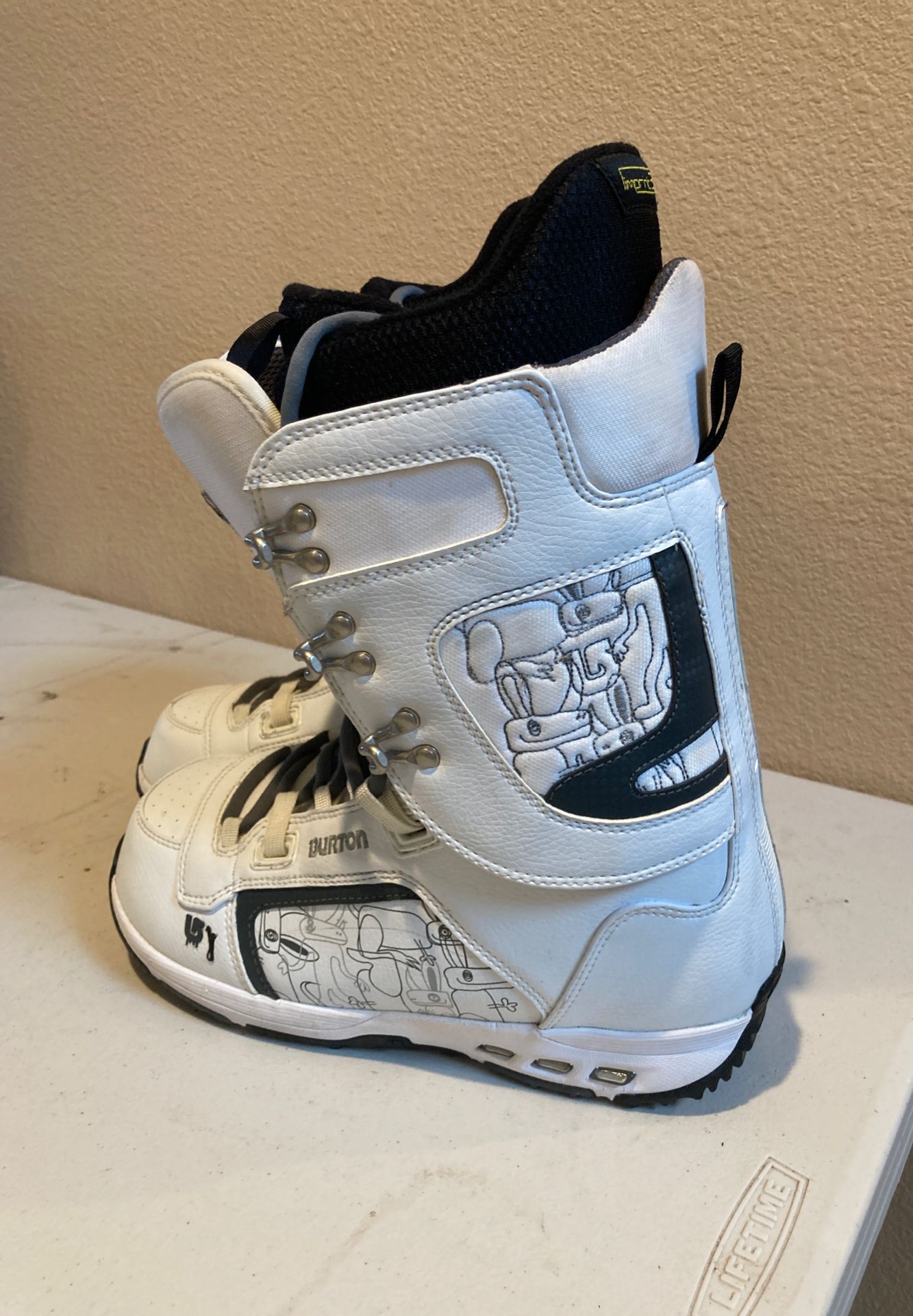 Burton imprint 3 snowboarding snowboard boots men’s size 9 for Sale in ...