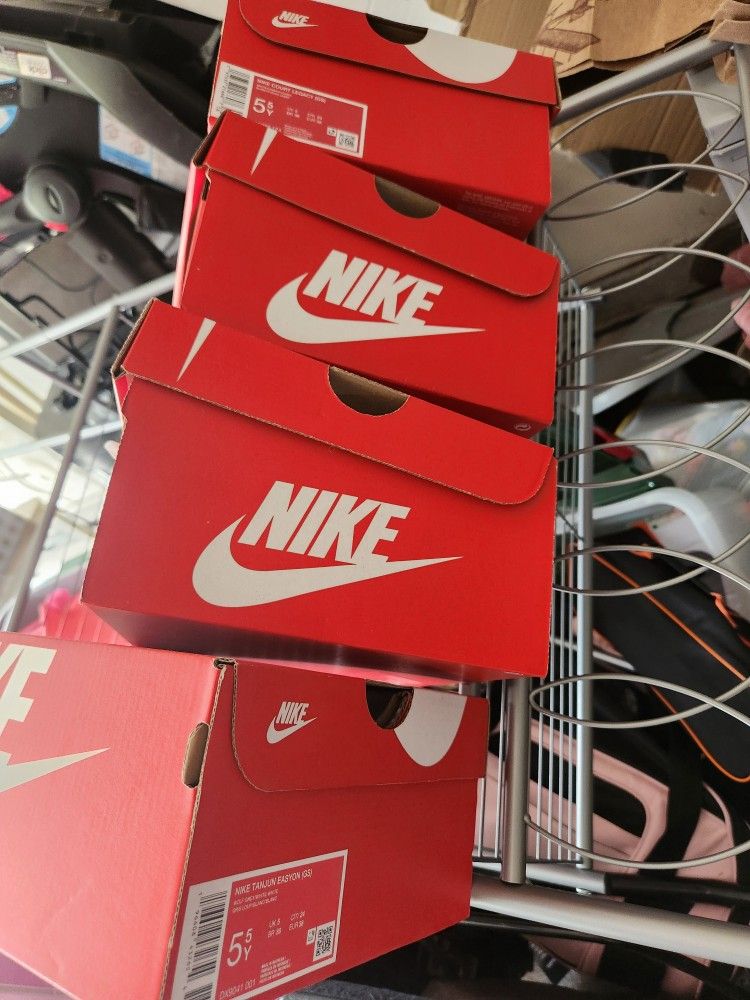 Empty NIKE boxes