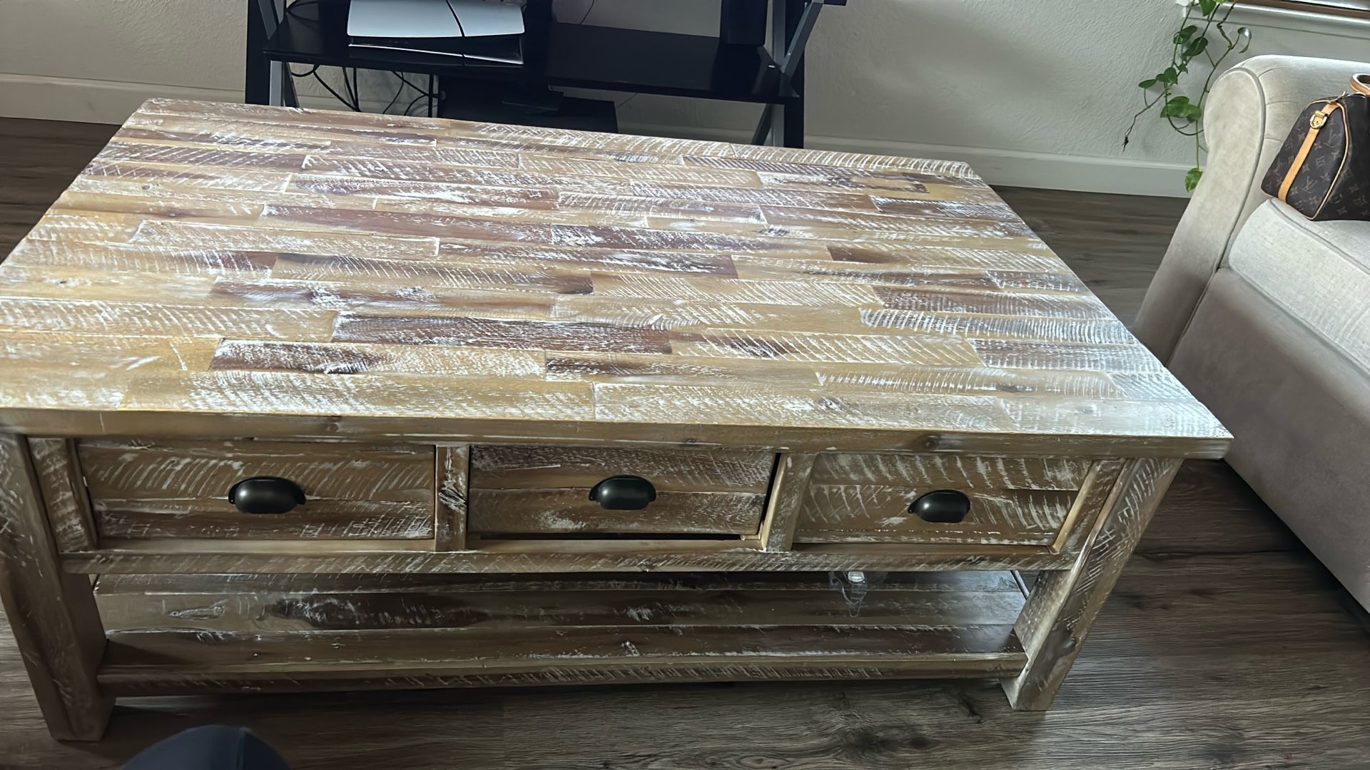3 Piece Coffee Table End Table Set