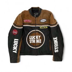 Lucky Strike Leather Jacket For Men/Women