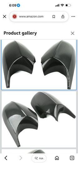 AtticZone Side Mirror Caps Covers Compatible with BMW E90 E91 2008-2011, E92 E93 E81 E82 E87 E88 LCI Door Rear View Mirror Cap Replacement for 328i 33