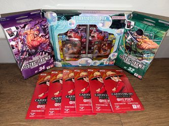 One Piece OP13 Packs, Vol. 7 Box, Zoro & Katakuri Starter Decks