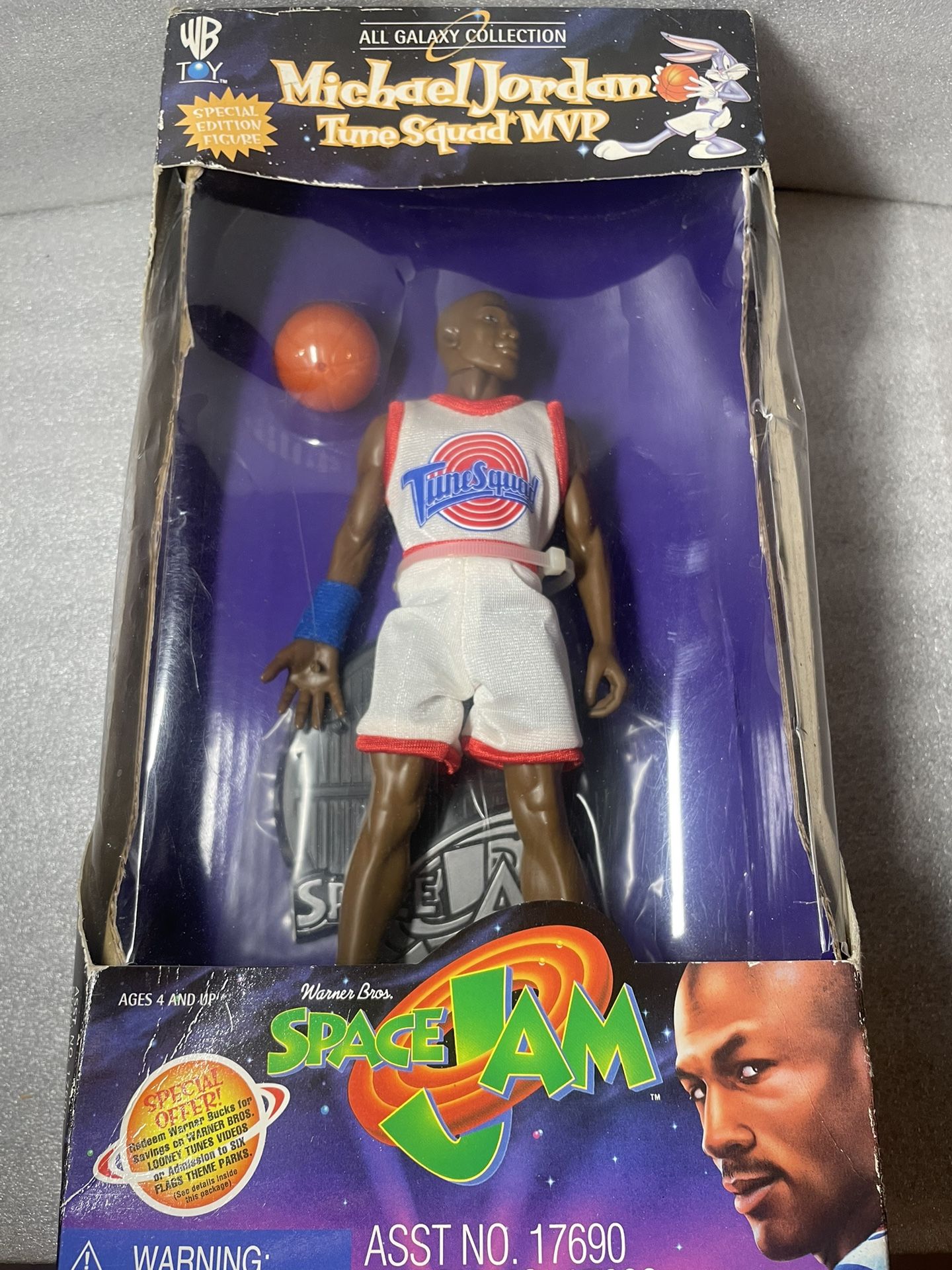 Michael Jordan Space Jam Basketball Collectible Toy Figurine