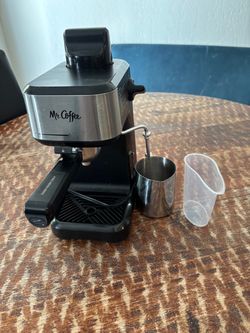 Mr. Coffee Espresso Machine with Steam Wand